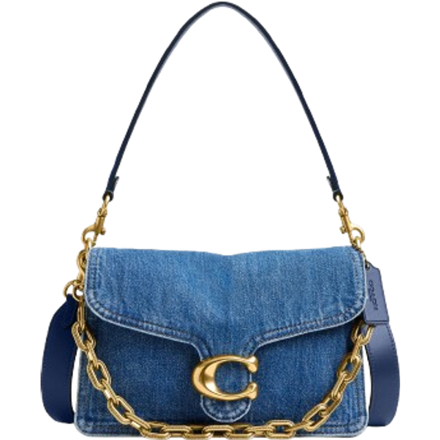 Coach Hobo Bags - Wsh Dnm Chain Tby;B4/Rho - blue - Hobo Bags for ladies - unisize