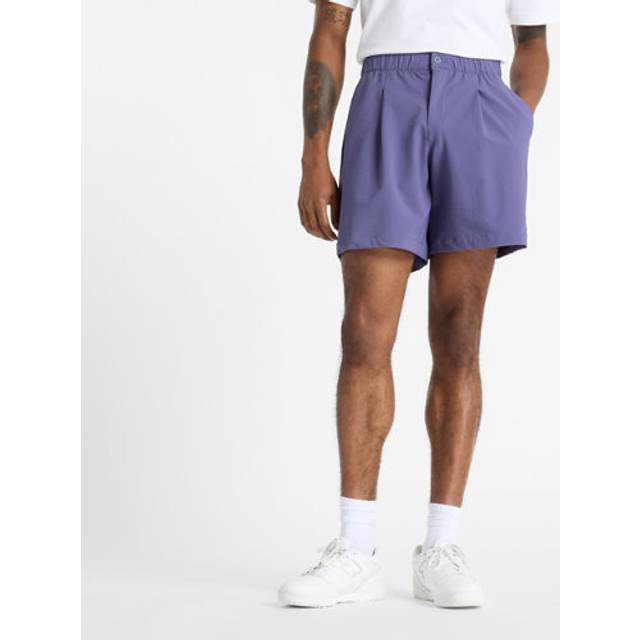 New Balance Men's Seersucker Short 7" in Blue Polyester, size X-Small - XS