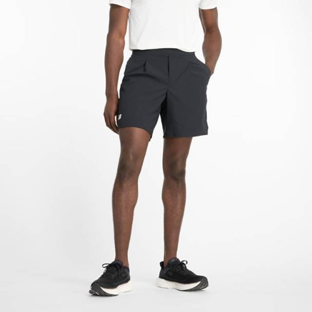 New Balance Men's Tournament Short in Black Polywoven, size Medium