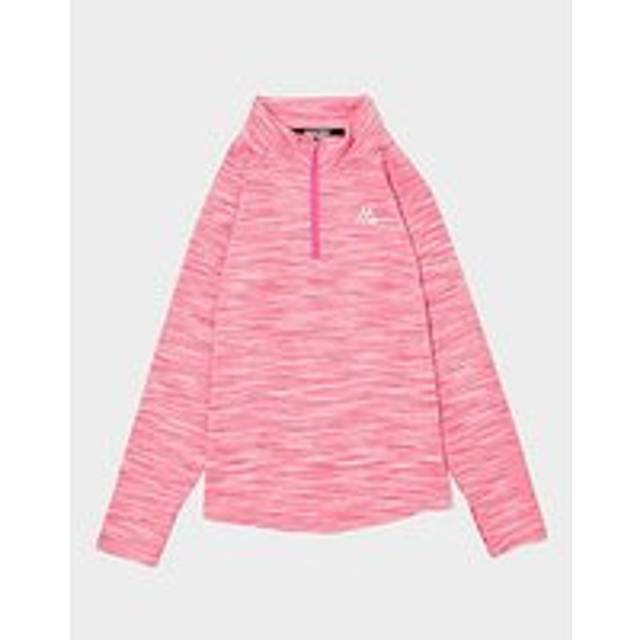 Montirex - Girls Trail 1/4 Zip - Pink, White - L/G - Girl's 1/4 Zips - Pink/White