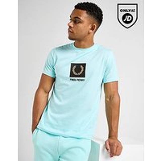 Fred Perry Stack T-Shirt - Blue - Mens - XL