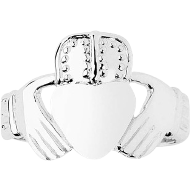 Men's Ring in 9ct White Gold - white gold