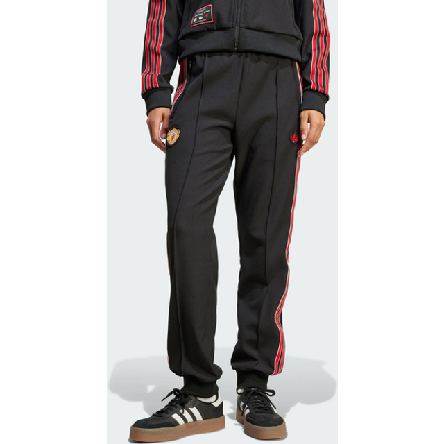 adidas Originals – Manchester United – Terrace Icons – Svarta träningsbyxor-Svart/a