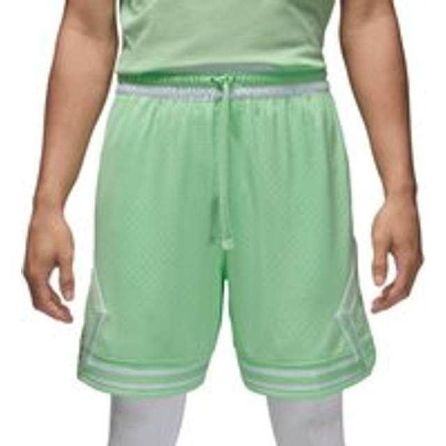 Nike Jordan Sport Men's Dri-FIT Mesh Diamond Shorts - Green - Polyester - XXL