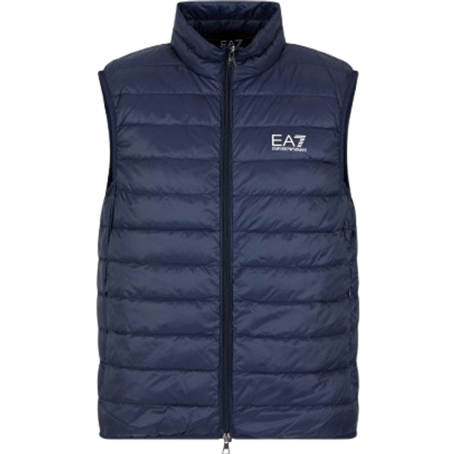 EA7 Emporio Armani Core Id Lightweight Gilet - Dark Blue, Dark Blue, Size S, Men