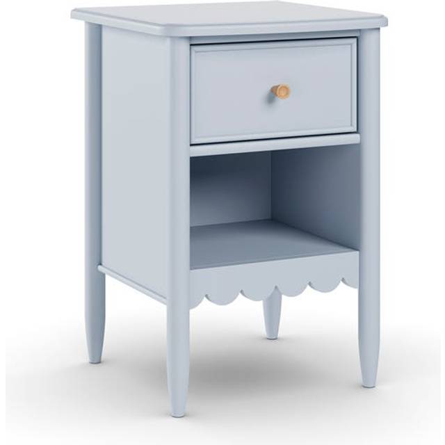 Remi 1 Drawer Bedside Table - Air