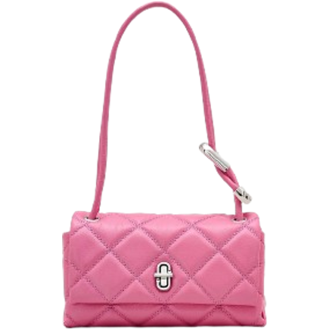 MARC JACOBS Marc Jacobs The Quilted Mini Dual Shoulder Bag in Bow Pink
