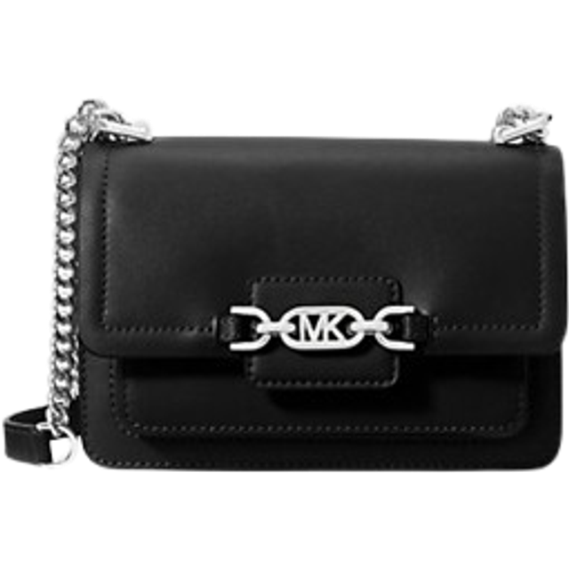 MK Heather Extra-Small Leather Crossbody Bag - Black - Michael Kors - ONE SIZE