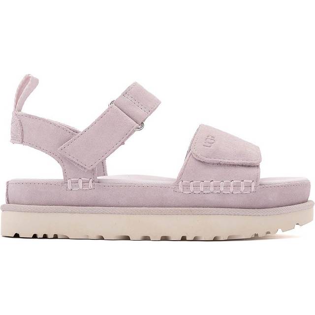 UGG® Goldenstar Sandal for Women in Bay Fog, Size 6, Suede/Polyester