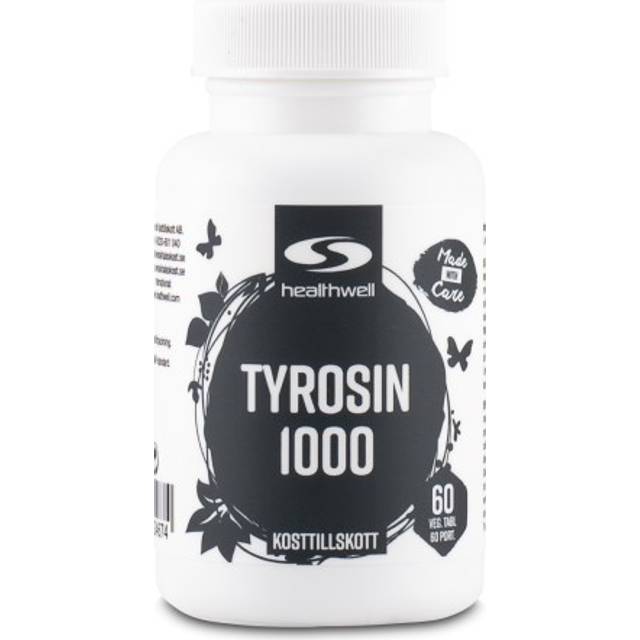 Healthwell Tyrosin 1000, 60 tabl
