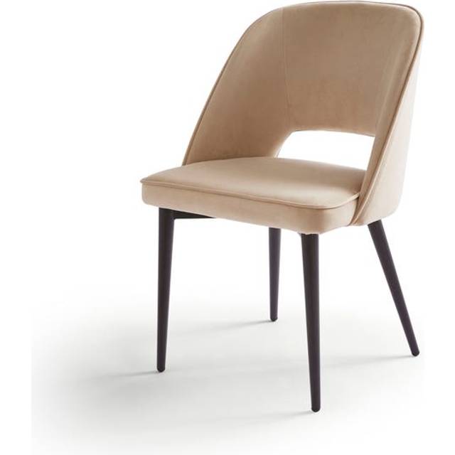 Lillia Velvet Dining Chair - Velvet Mink