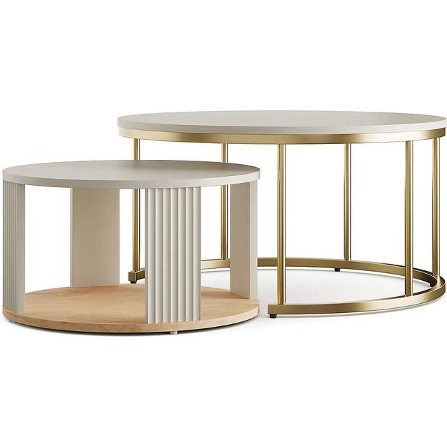 Georgi Nest of Coffee Tables - Georgi Natural