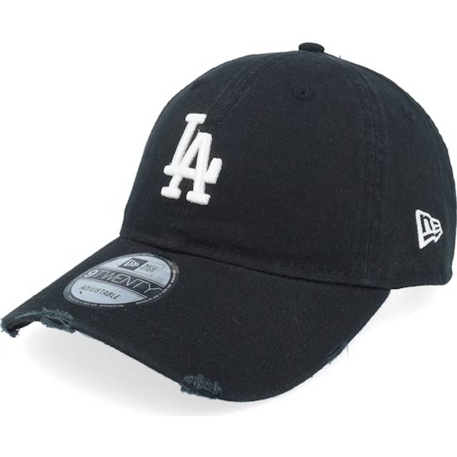 Keps New Era MLB Distressed 9TWENTY Los Angeles Dodgers Black/ White Universal