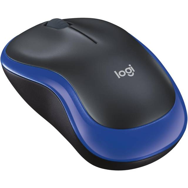 Logitech M185 Wireless Mouse (Blue)