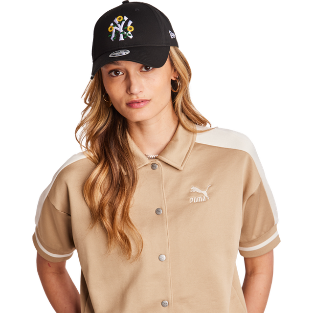 New Era - MLB Svart adjustable Keps - New York Yankees Womens Floral 9FORTY Black Adjustable @ Hatstore