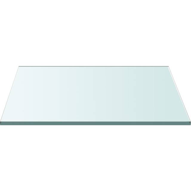 vidaXL Table Top Transparent 30x30 cm Tempered Glass