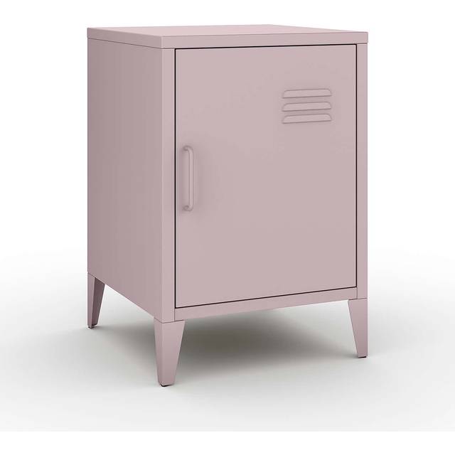 Helga Metal Bedside Table - Heather