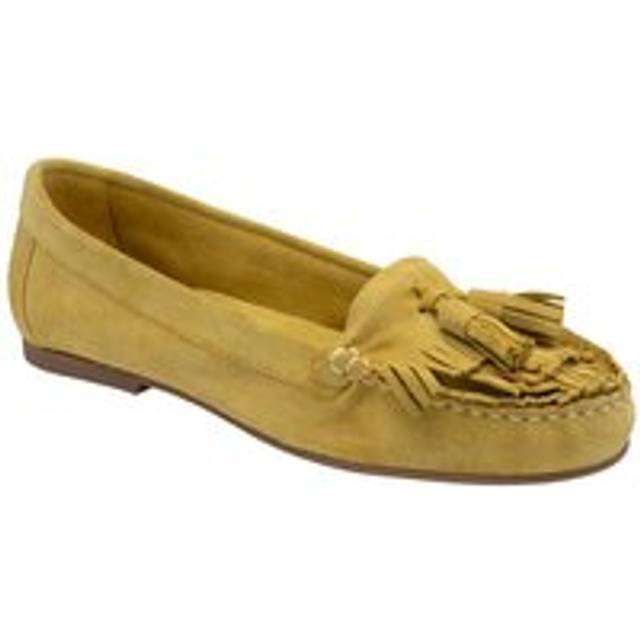Ravel Atley Womens Tassel Loafers Colour: Mustard Suede, Size: 3
