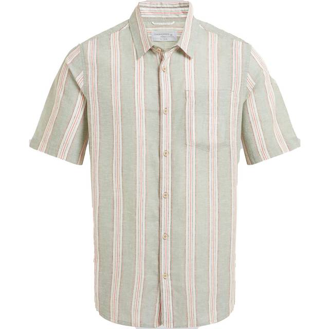 Craghoppers Argino Short Sleeved Shirt In Brown - M