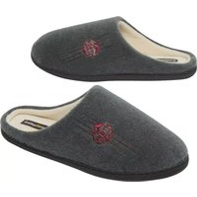 Fleece Lined Slippers - Grey - 9