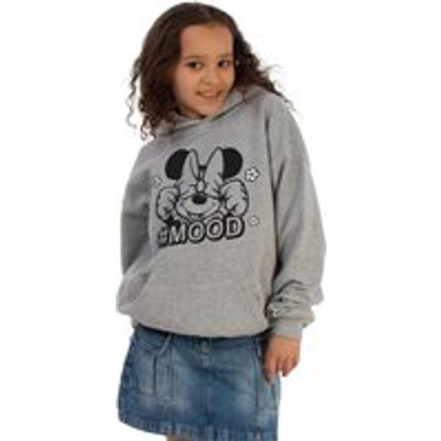 (12-13 Years, Sports Grey) Disney Girls Minnie Mouse Three Faces Hoodie