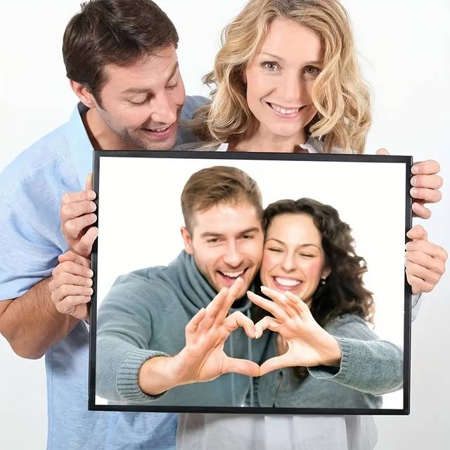TEMU Custom 19.7x19.7in 5d Diy Diamond Painting Kit - Personalize With Your Photo, Round Acrylic Diamonds, Home Decor & Unique Gifts