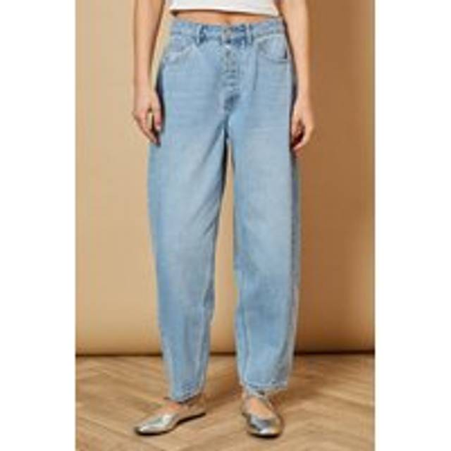 Denim Barrel Leg Jean - Light Wash - 18,12,10,8,6