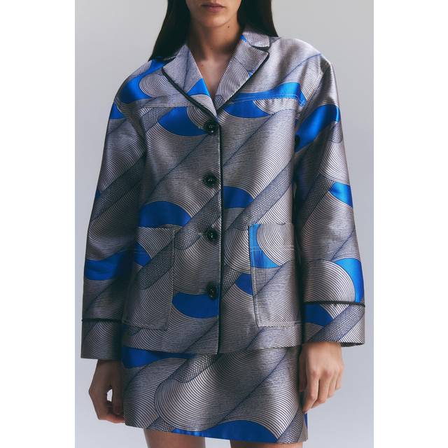 Amelia Graham Printed Tailored Jacket