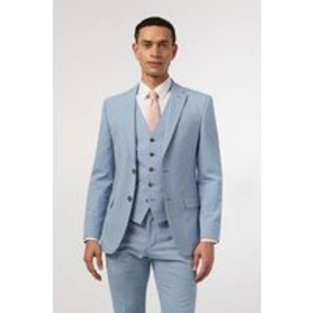 Antique Rogue Slim Fit Montrose Cloud Blue Men's Suit Jacket - 42R