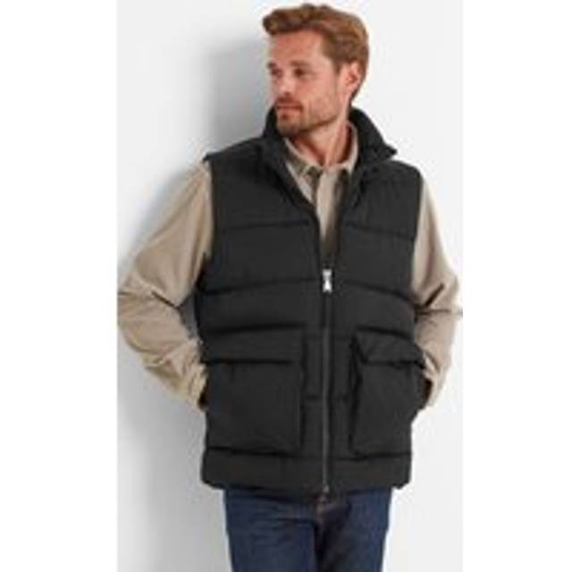 Lomax Mens Padded Gilet - Black - 4XL