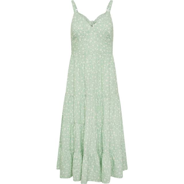 Pixiegirl Petite Mint Green Floral Tie Back Midi Dress 8 Pixiegirl | Petite Women's Floral Dresses