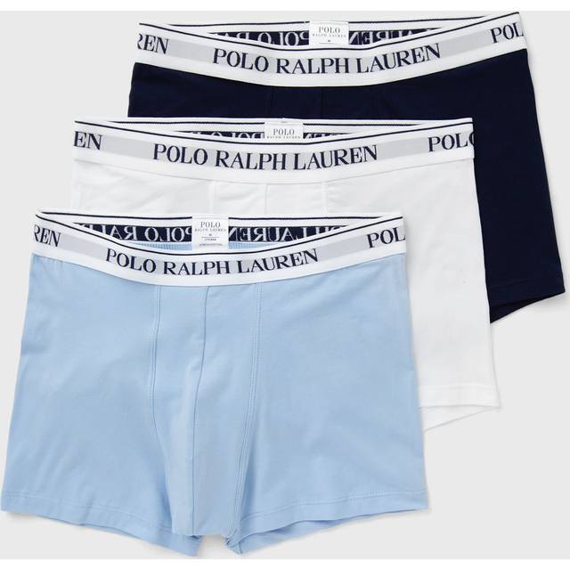 Pack of 3 Hipsters in Plain Cotton - Navy+White+Sky Blue - M