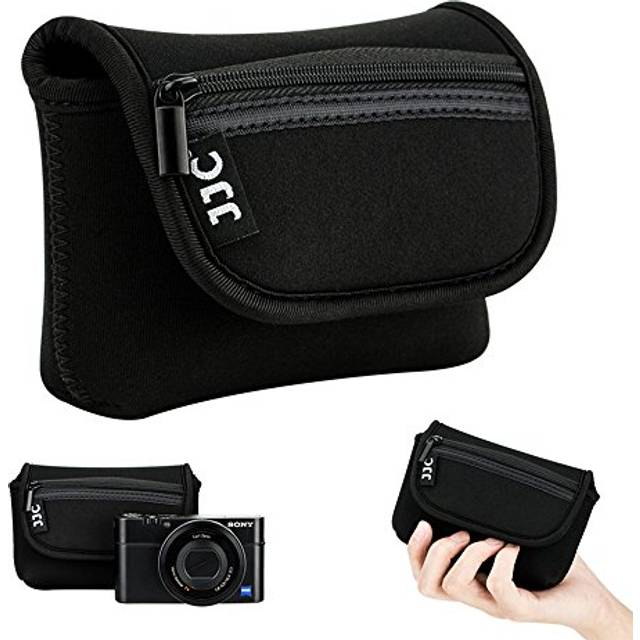 JJC Neoprene Camera Case for Sony RX100 III IV V VA VI VII Z-V1 HX90V HX90 HX60V HX60 / Olympus TG-6 TG-5 Panasonic Lumix DMC TZ80 TZ70 Canon G7X Mark