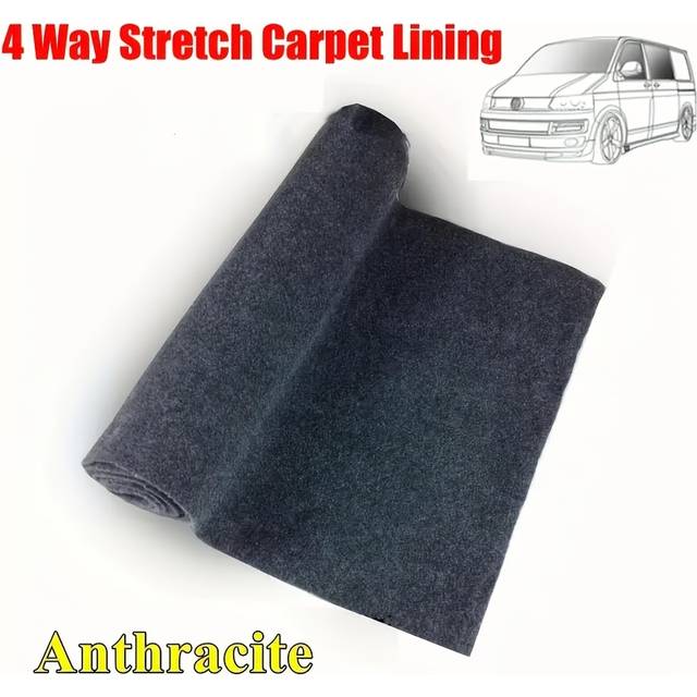 TEMU Stretch Anti-slip Felt Carpet Liners For Cars, Trucks, Rvs - Mats With Multiple Colors (black, Grey, White, Red, Blue, Navy) - Non-woven Fabric, & Cleaning