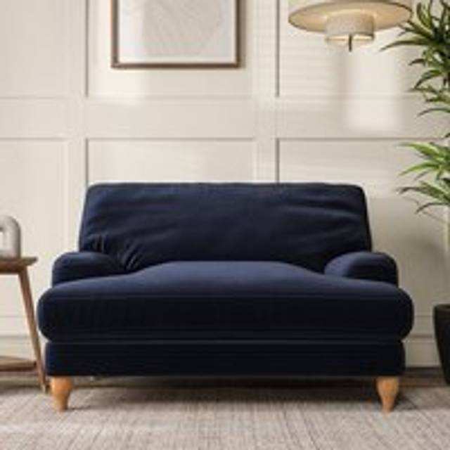 Darwin Snuggle Chair - House Velvet Luxe Navy
