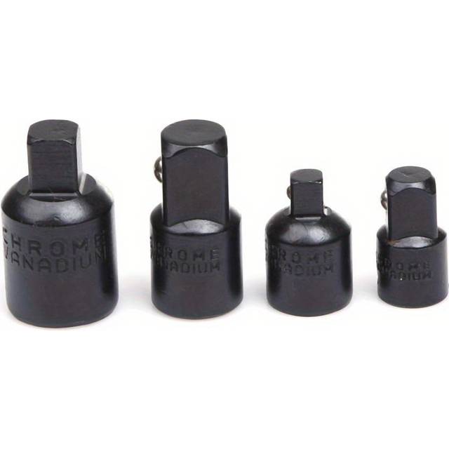 TEMU 4pcs Ratchet Wrench Set With Socket Adapter- 1/4", 3/8", 1/2" Drive Converter For Air Impact& Tools, Spanner Keys, Reducer