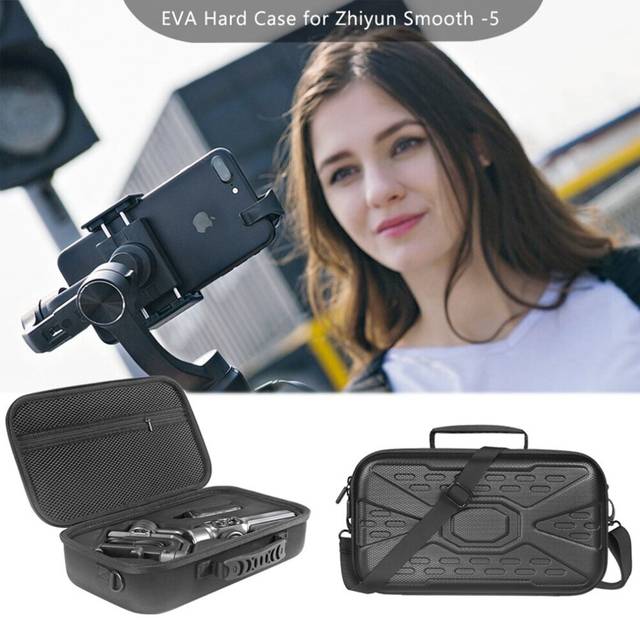 Portable Storage Hard Bag Case for 5 Handheld Gimbal Travel Box Carrying Case