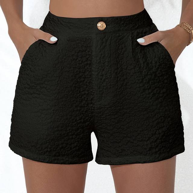 TEMU Women's Floral Patterned Stylish Shorts With Pockets