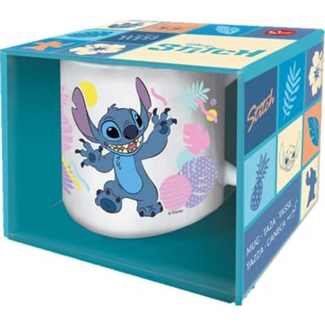 Konix Stitch mugg (Hawaii-blommor)