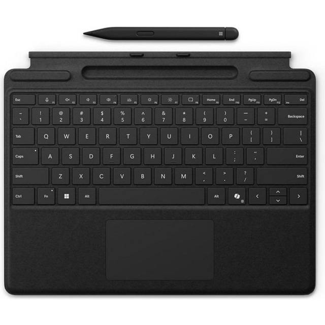 Microsoft Surface Pro tangentbord + Surface Slim Pen penna - svart