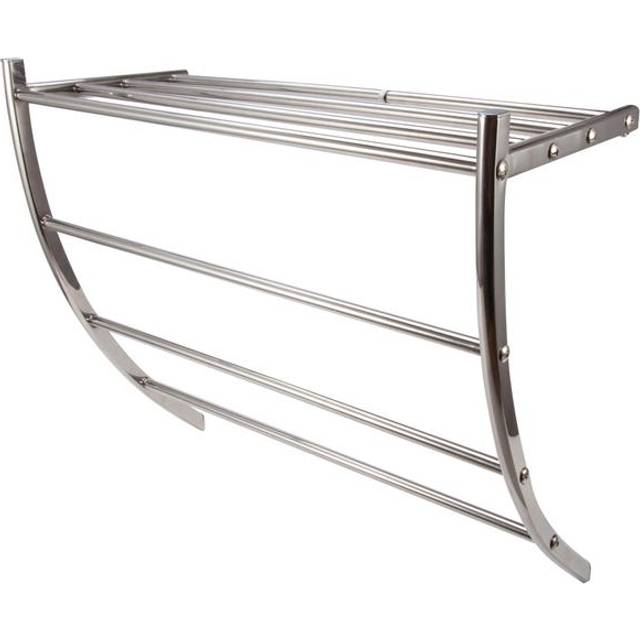 Shelf Towel Rail - Silver