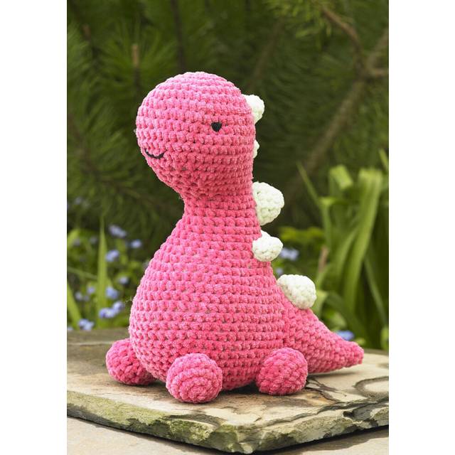 James Brett Chunky Crochet Pattern Barney Brettosaurus the Dinosaur JB934