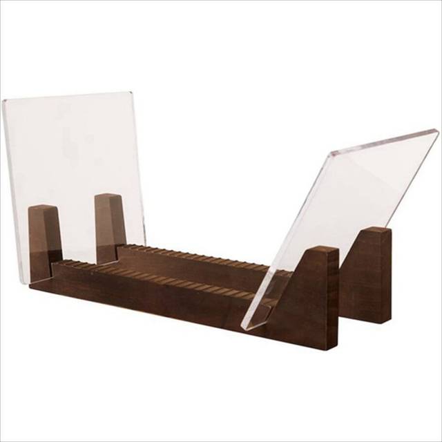 Vinyl Record Storage Holder Wooden LP Vinyl Album Desktop Rack
