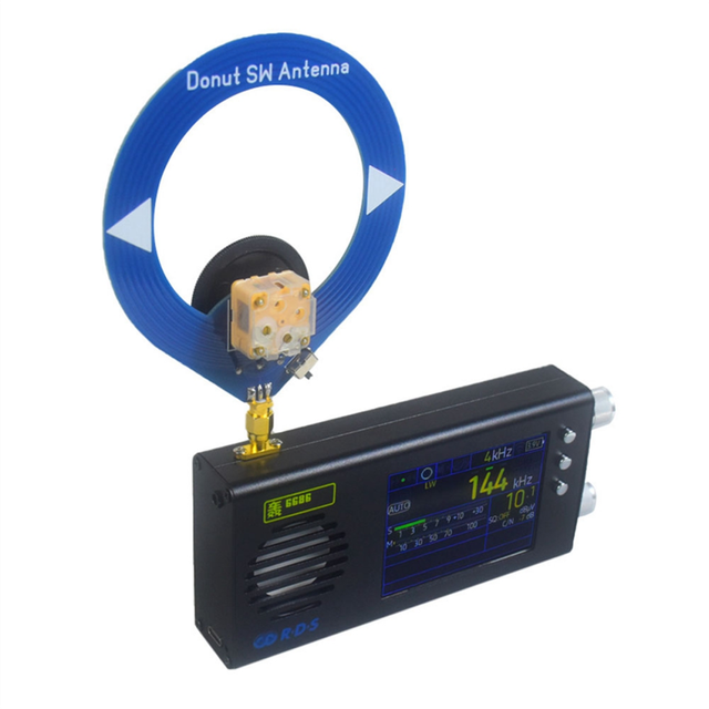 TEF6686 Radio Receiver All Band FM/MW/Shortwave HF/LW Portable Handheld with Donut Antenna B