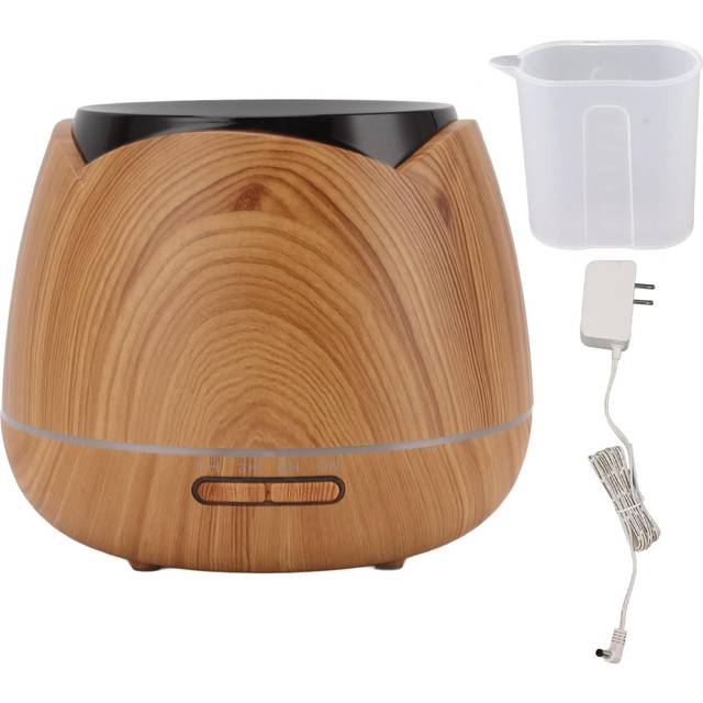 Wood Grain Humidifier 7 Color Auto Off Essential Oil Aromatherapy Diffuser for Room Office