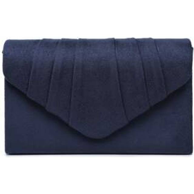 SHEIN Elegant Women Wedding Clutch Purse, Luxury Ruched Square Handbag Suitable For Evening Party - Sexy Solid Color Polyester Envelope Clutch Bag With Chai