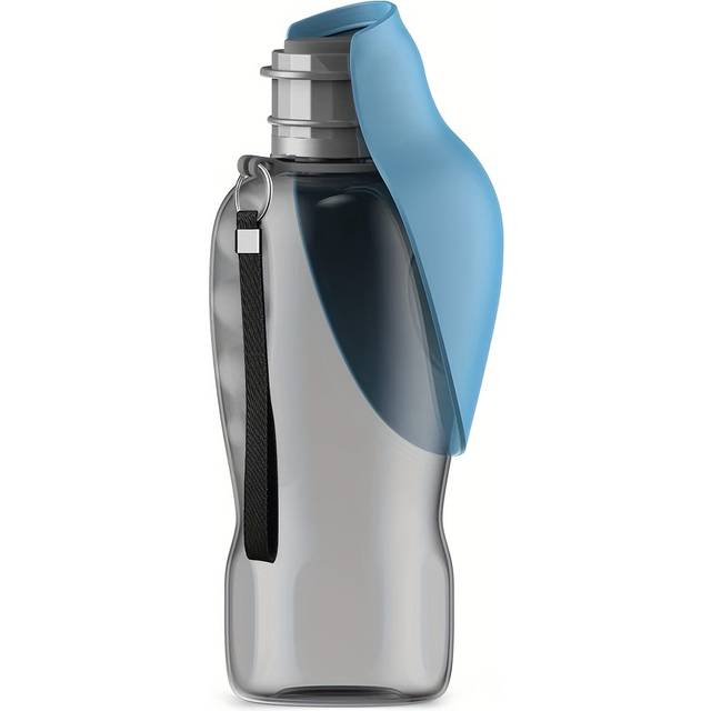 TEMU 800ml Portable Dog Water Bottle For Small, Medium, And Large Dogs - Outdoor Travel Drinking Bowl For Pets - Suitable For Dogs, Cats, And Puppies - Plastic Material, No Battery Required