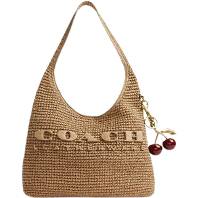 Coach Crossbody Bags - Straw Bk 28;Brass/Nat - beige - Crossbody Bags for ladies - unisize