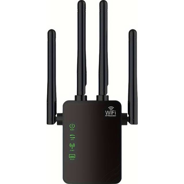 TEMU Wifi Signal Repeater, 300mbps 2.4ghz Wireless , Wifi Booster Supports Ethernet Port, Works With Wifi Router/ Ap/ Repeater, Wifi Repeater For Home, Office, Classroom, Commercial, Uk Plug