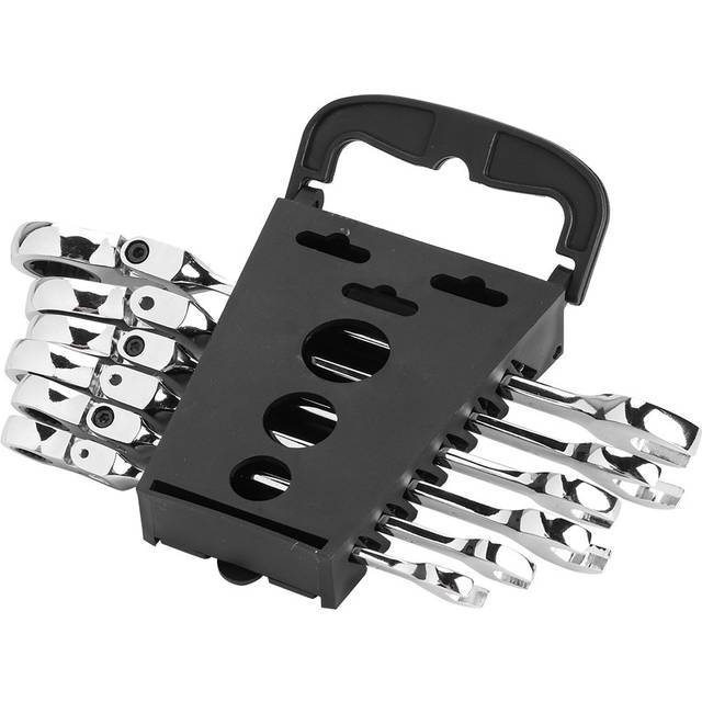 TEMU 6pcs Flexible Multi Functional Ratchet Conination Spanner Wrench 8- 17mm Repair Tools Set